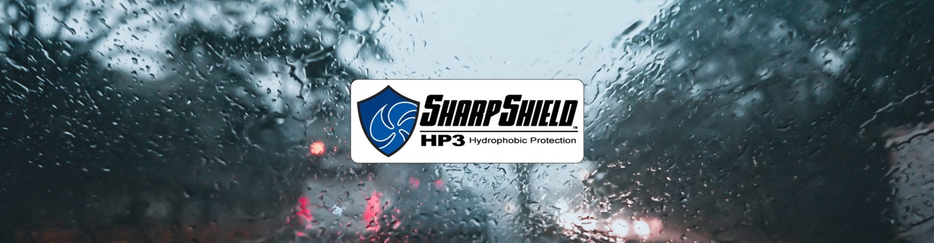 SharpShield HP3, car-windshield, heavy rain